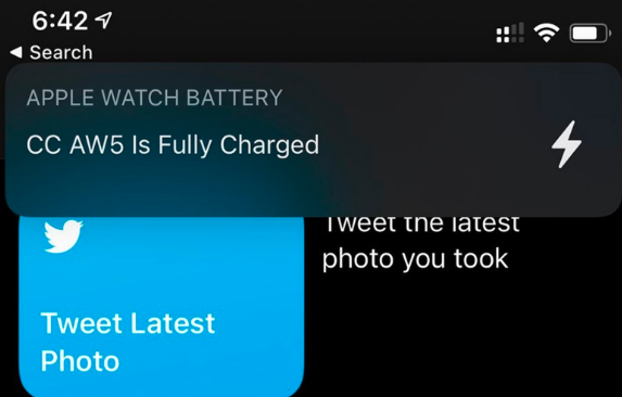 Apple Watch充满电后，您会在iOS 14中收到通知