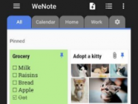  WeNote是具有内置日历和谷歌云端硬盘同步功能的Google Keep替代产品 