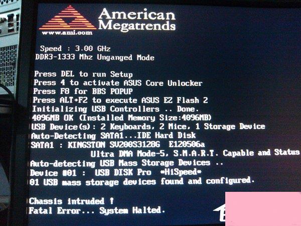 电脑无法启动并出现“System Halted”如何解决？