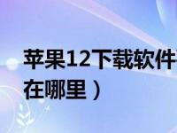 苹果12下载软件要收费吗（苹果12下载软件在哪里）