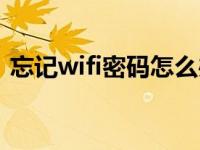 忘记wifi密码怎么办（忘记wifi密码怎么办）