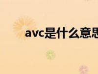 avc是什么意思啊（avc是什么意思）