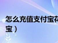 怎么充值支付宝花呗提升余额（怎么充值支付宝）