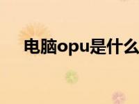 电脑opu是什么意思（pcu是什么意思）