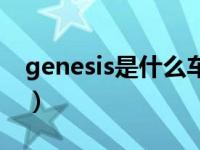 genesis是什么车什么价格（genesls什么车）