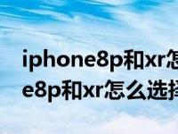 iphone8p和xr怎么选择哪个信号好（iphone8p和xr怎么选择）