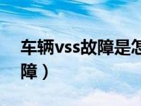 车辆vss故障是怎么回事（汽车vsv是什么故障）