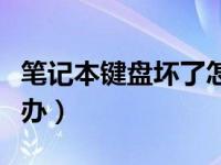 笔记本键盘坏了怎么修（笔记本键盘坏了怎么办）