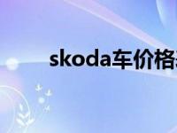 skoda车价格表（skdda是什么车）