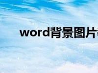 word背景图片教程（word背景图片）