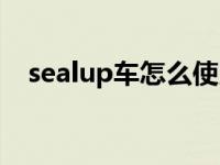 sealup车怎么使用（sealup是什么牌子）