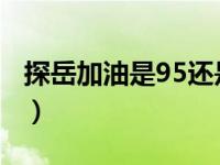 探岳加油是95还是92（小车加油加92还是95）