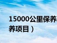 15000公里保养项目探界者（15000公里保养项目）