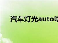 汽车灯光auto啥意思（汽车灯光auto）