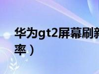 华为gt2屏幕刷新率（华为gt2pro屏幕刷新率）