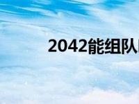 2042能组队吗（2042怎么组队）