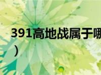 391高地战属于哪次战役（高地战是哪场战役）