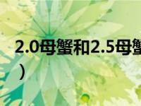 2.0母蟹和2.5母蟹的区别（二母蟹与母蟹区别）