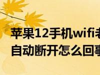 苹果12手机wifi老是自动断开（苹果手机wifi自动断开怎么回事）